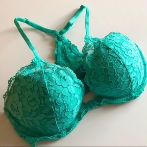 Victoria’s Secret PINK Racerback Lace Bra 32D
